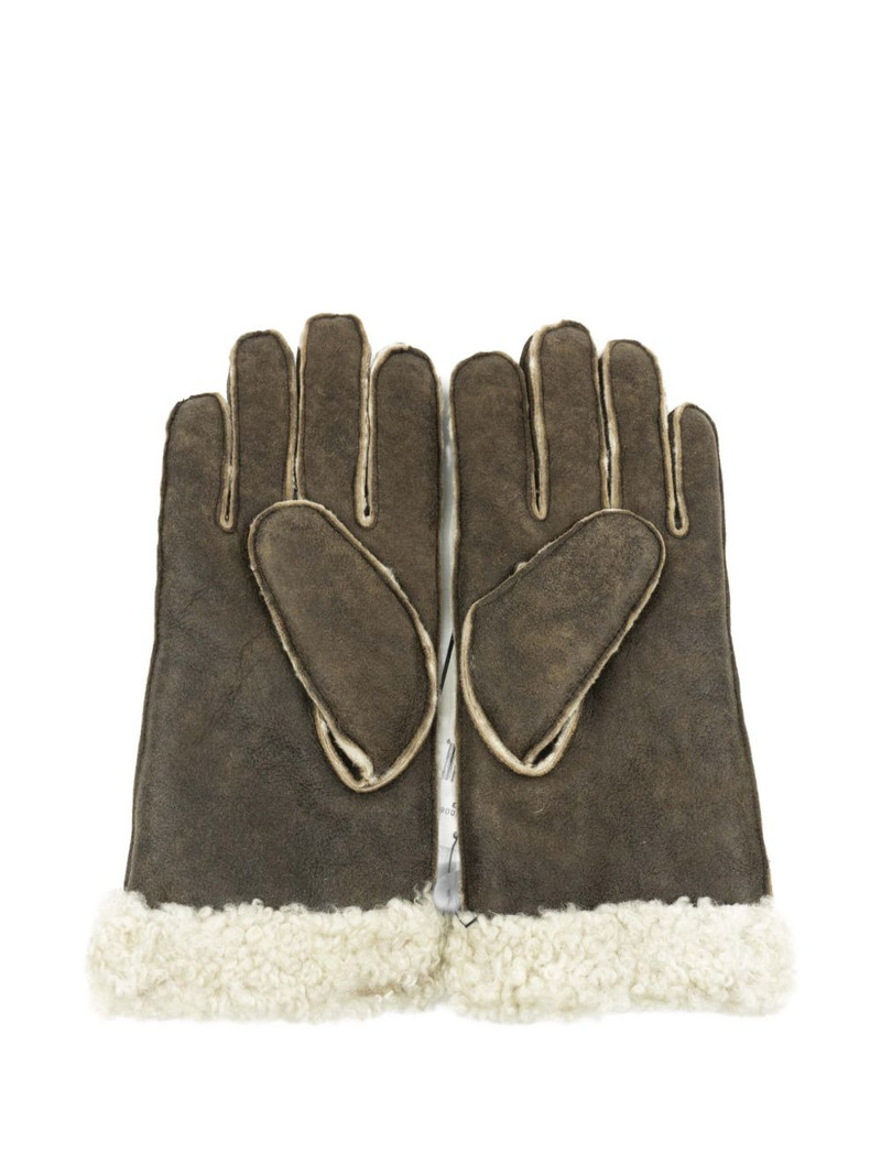 shearling-trim gloves 1