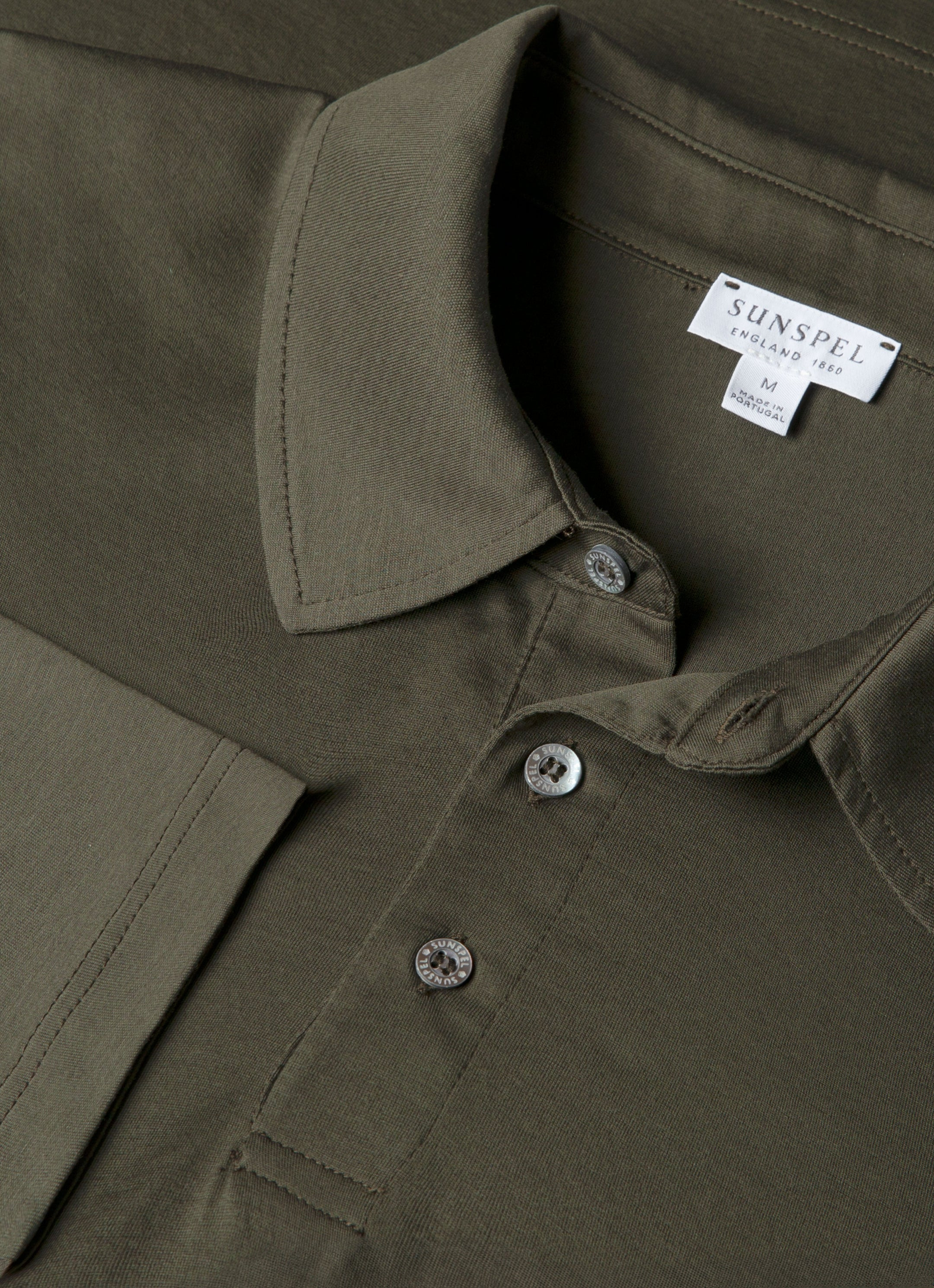 Long Sleeve Classic Jersey Polo Shirt - 4