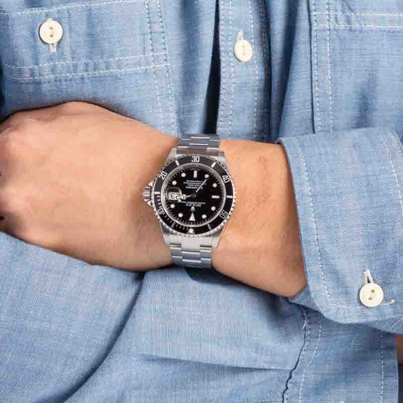 Rolex Submariner Ref 16610T Black Dial - 5