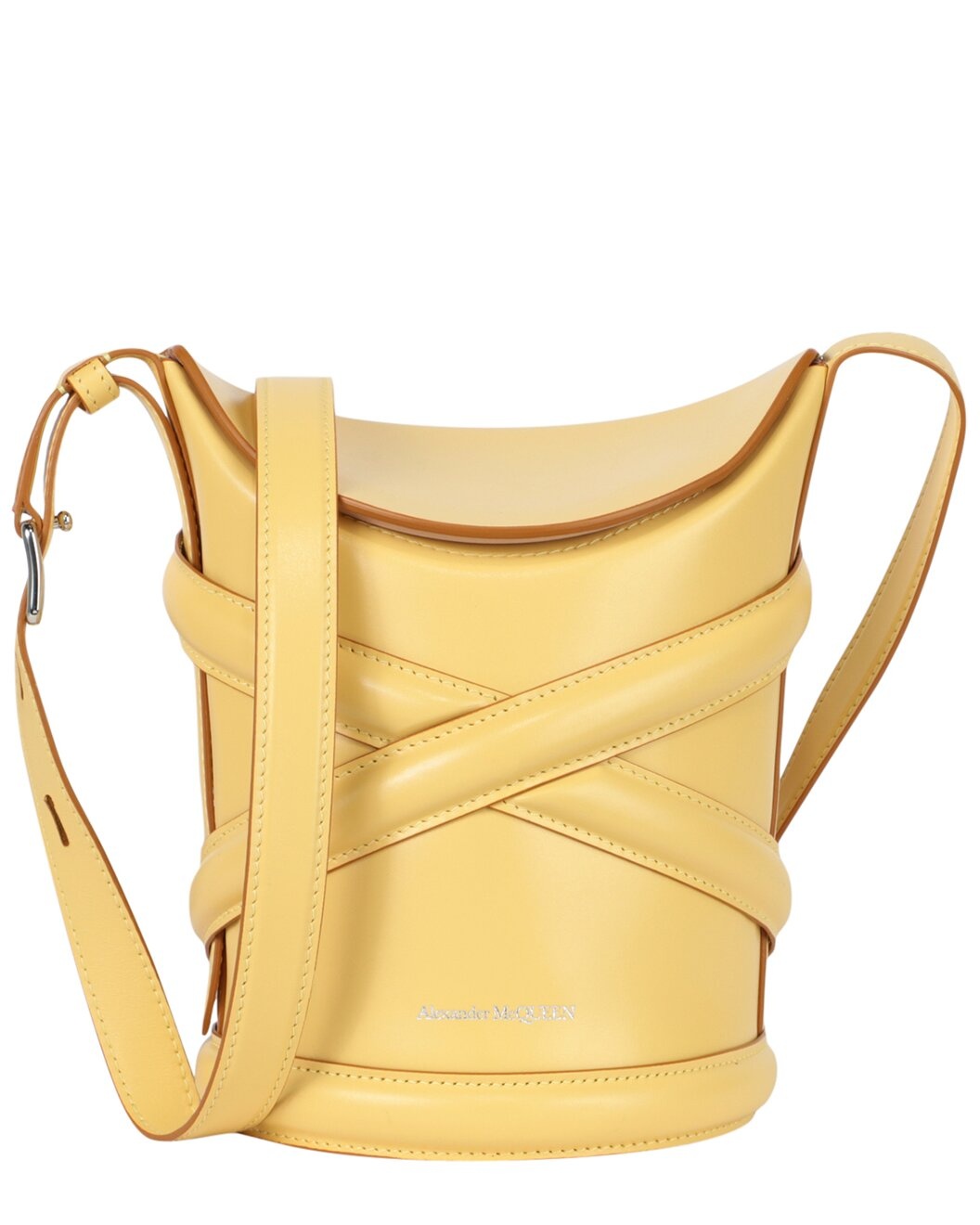 Alexander McQueen Small Leather Bucket Bag - 1
