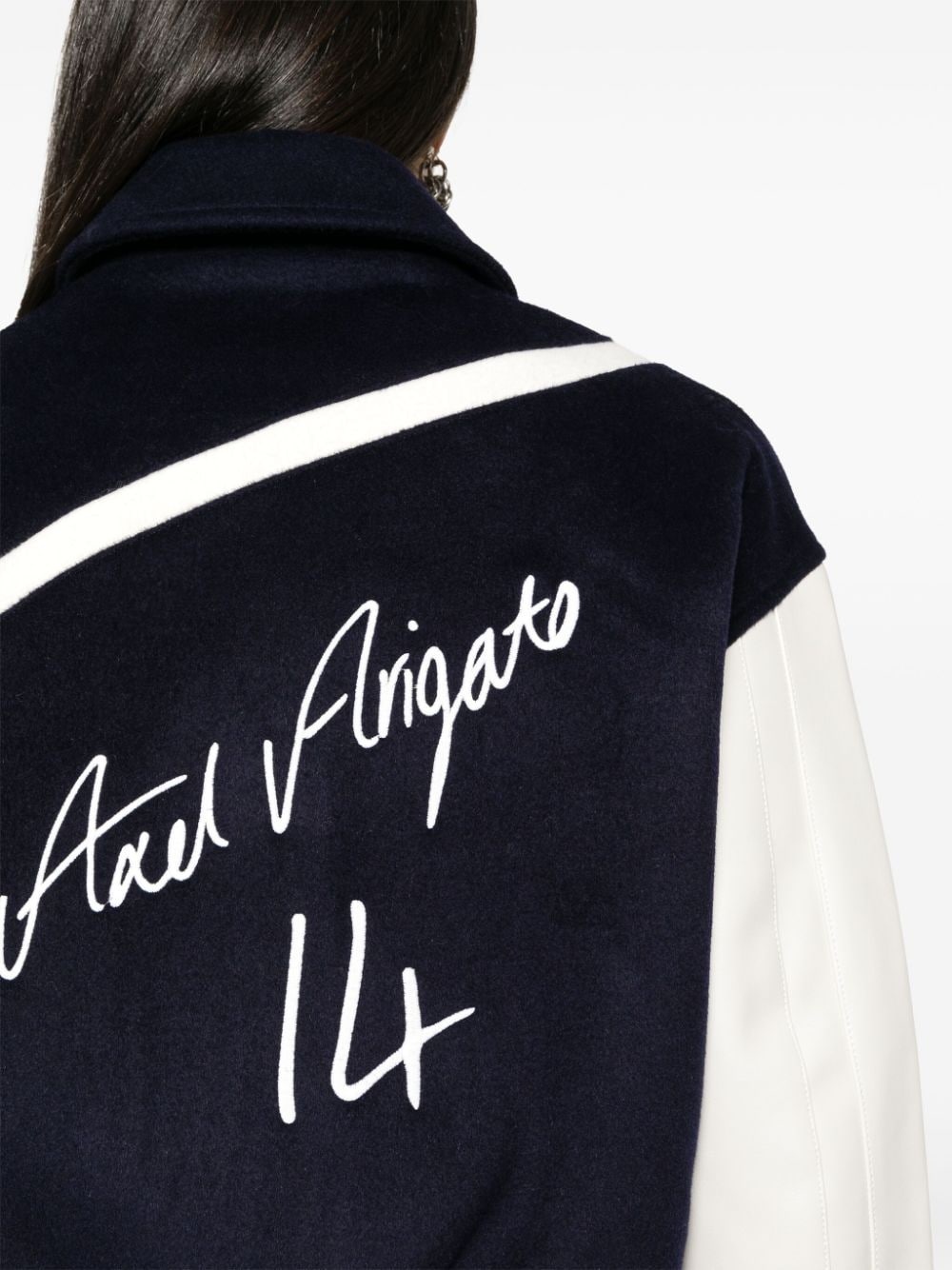 Bay logo-embroidered bomber jacket - 5