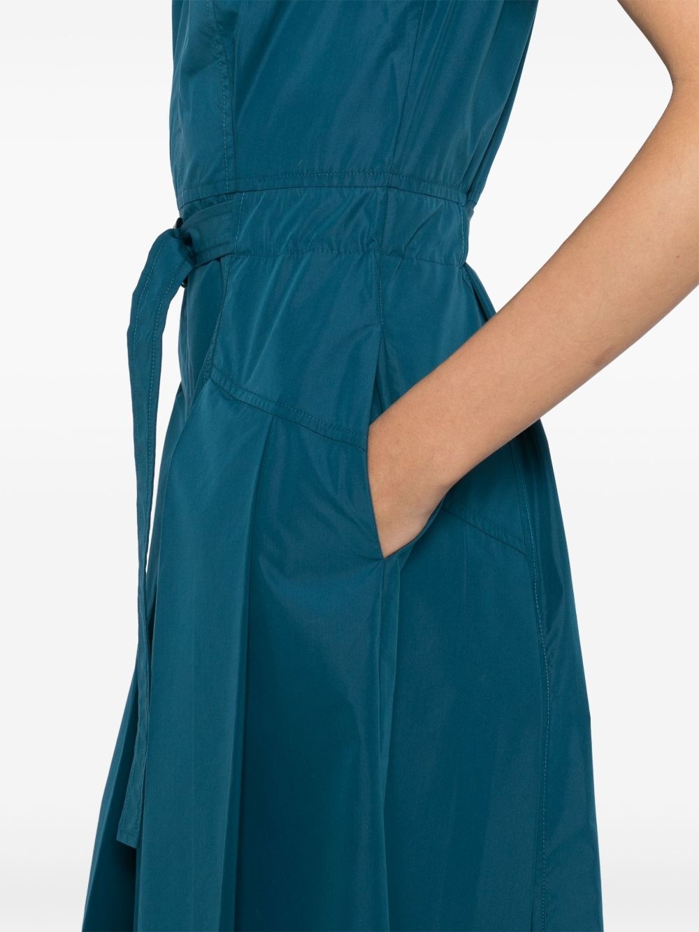 petal-sleeves midi dress - 5