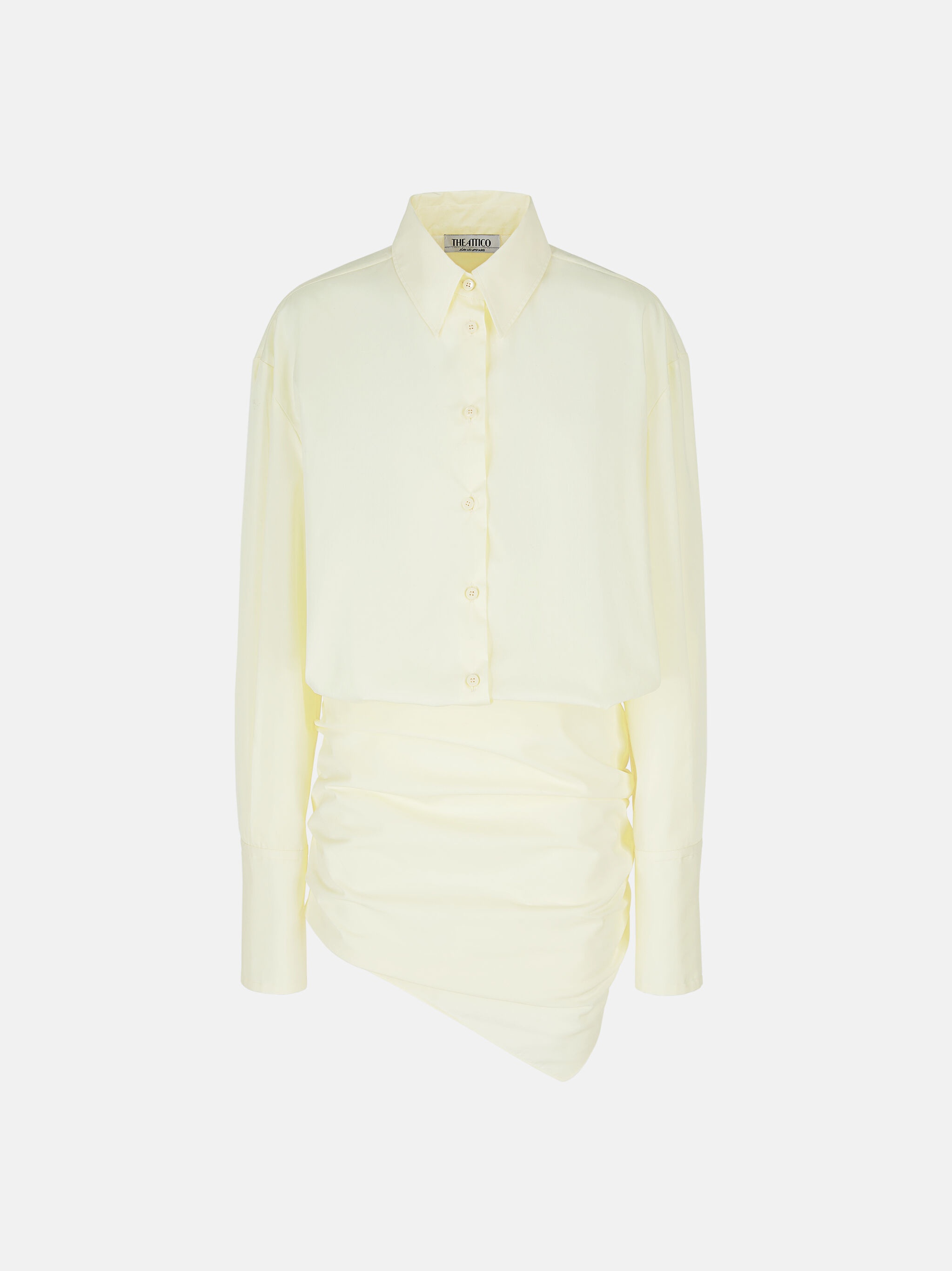 ''HATTY'' LIGHT BANANA MINI DRESS - 1