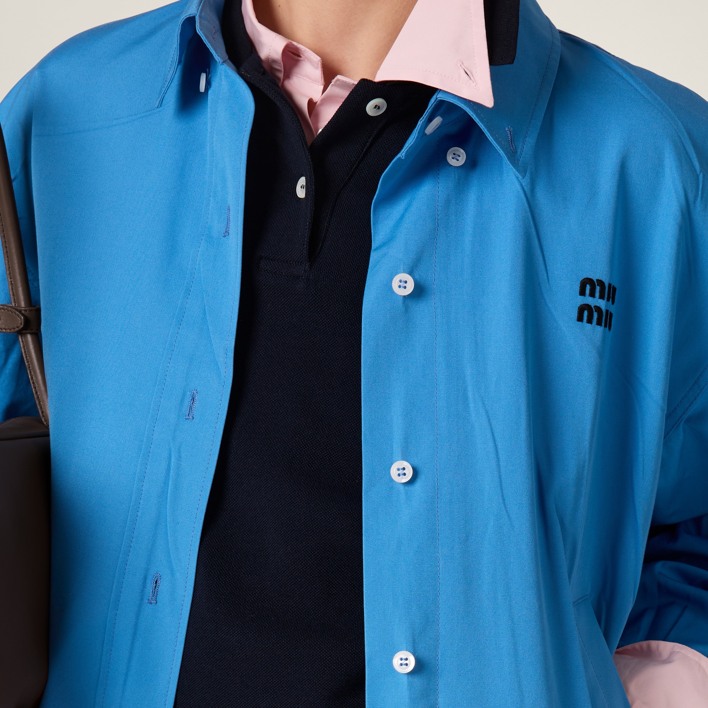 Poplin blouson jacket - 5