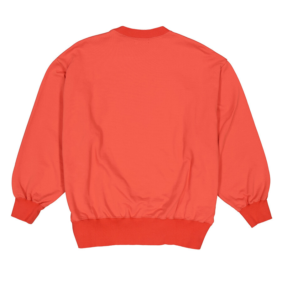 Kolor Ladies Dal Orange 23SS Logo Print Sweatshirt - 6