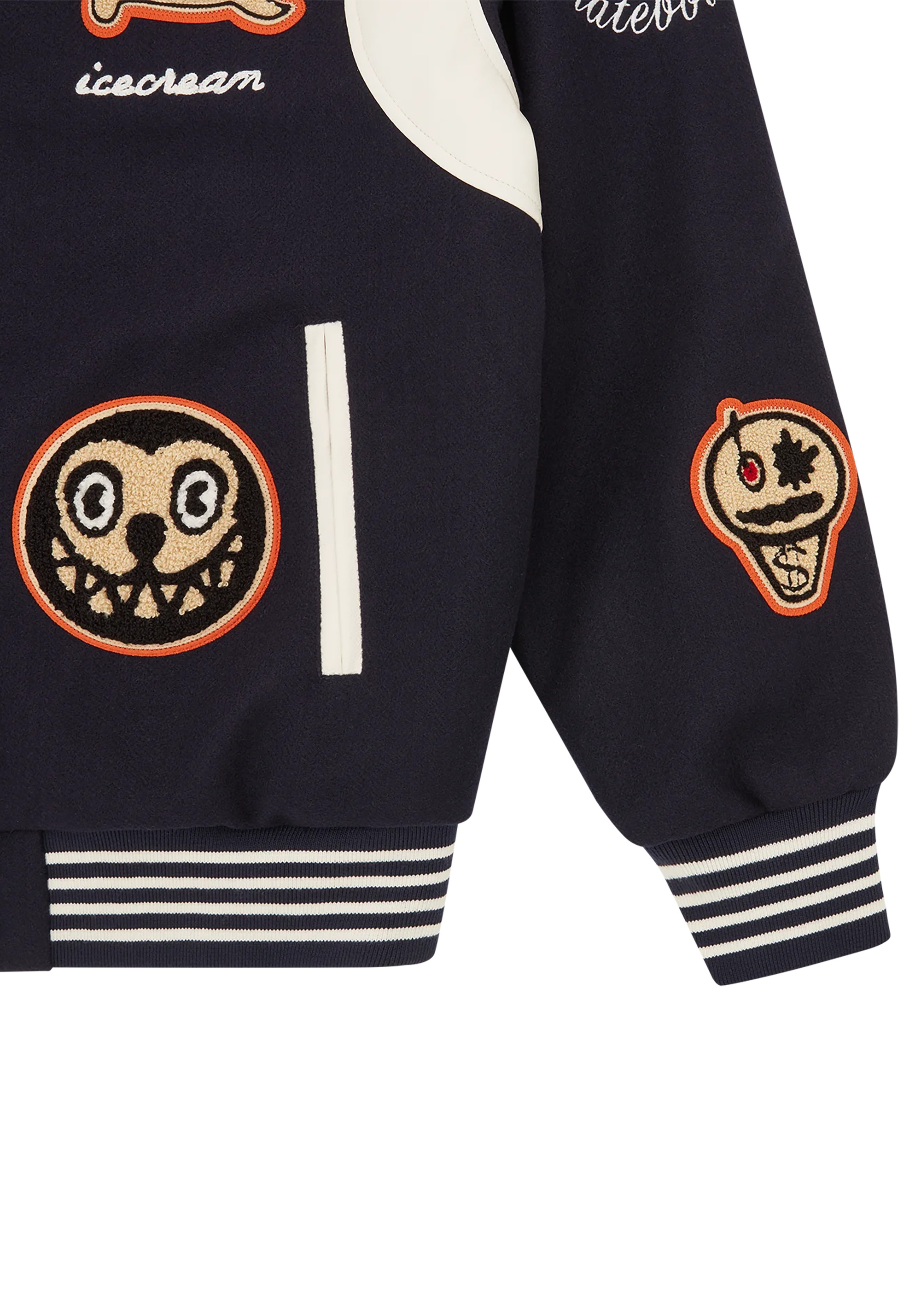 COLLEGIATE PATCH VARSITY JACKET - 7