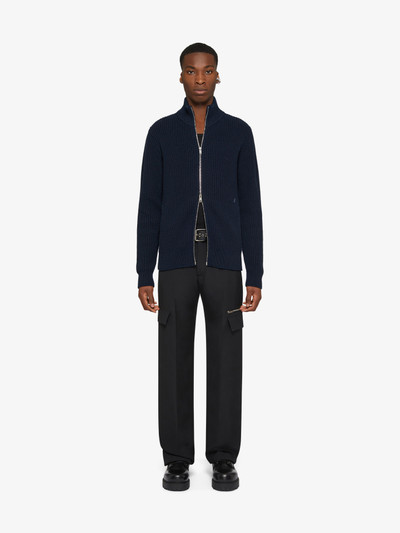 Givenchy ZIPPED CARDIGAN IN WOOL AND CASHMERE outlook