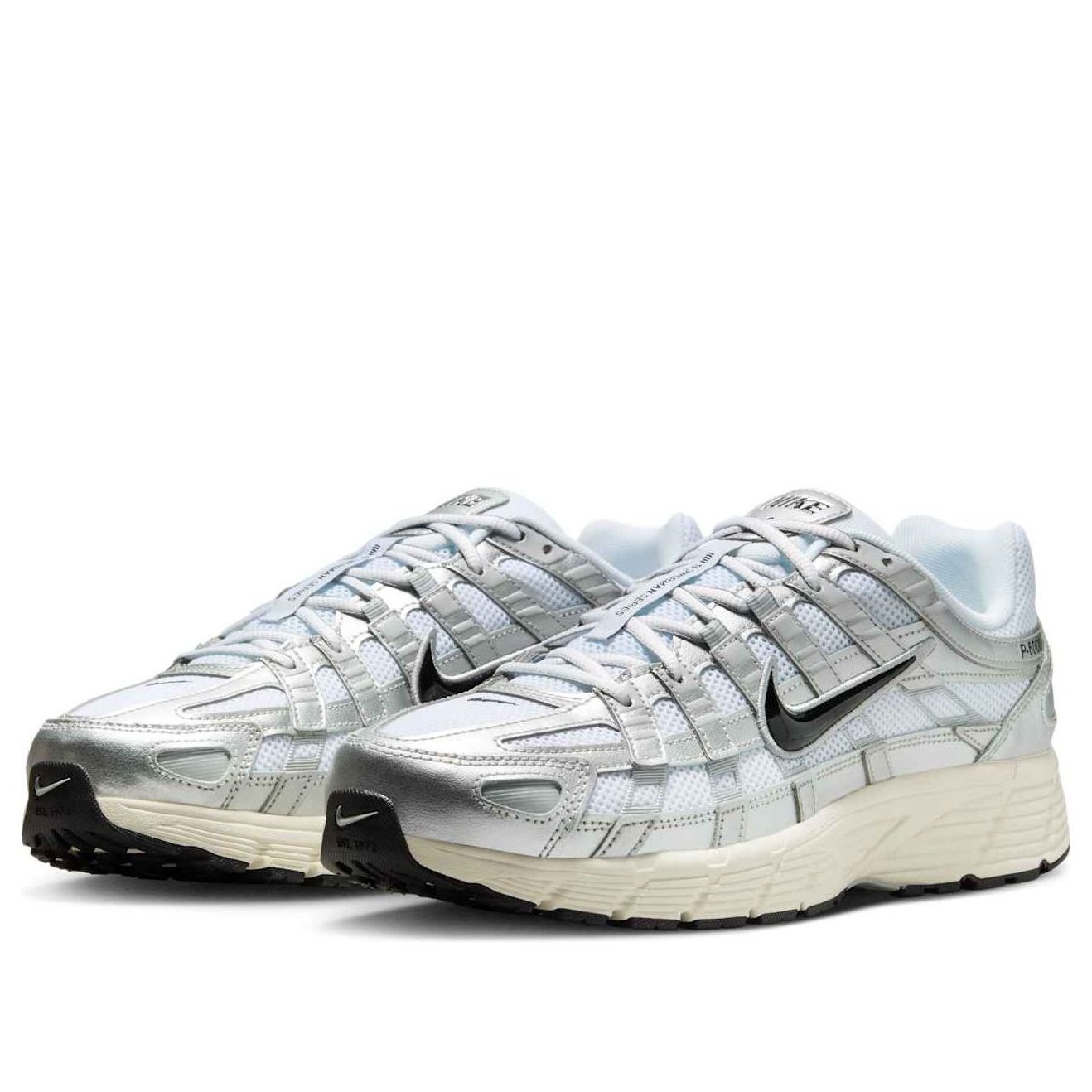 Nike P-6000 'White Metallic Silver Flat Silver' CD6404-105 - 3