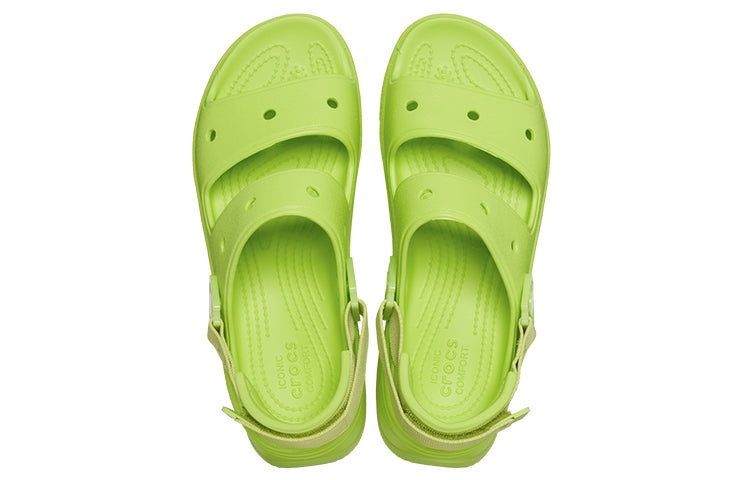 (WMNS) Crocs Classic Hiker Xscape Sandal 'Limeade' 208181-3UH - 5