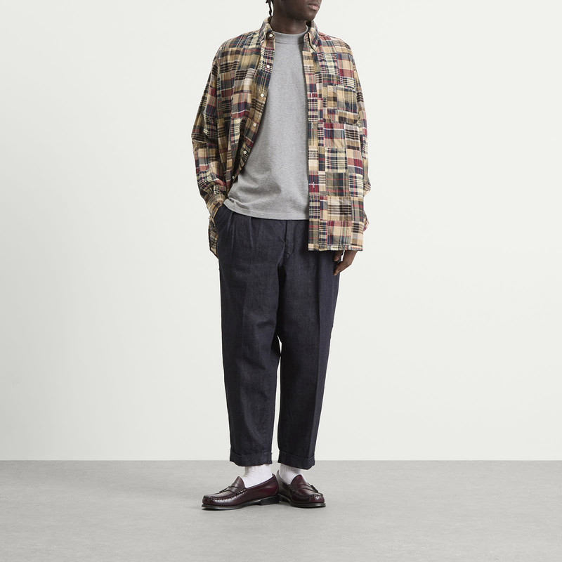 BEAMS PLUS 광속 플러스 2 Pleat Denim 바지 outlook