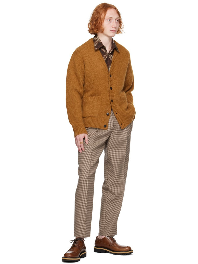 Dries Van Noten Brown Graphic Shirt outlook