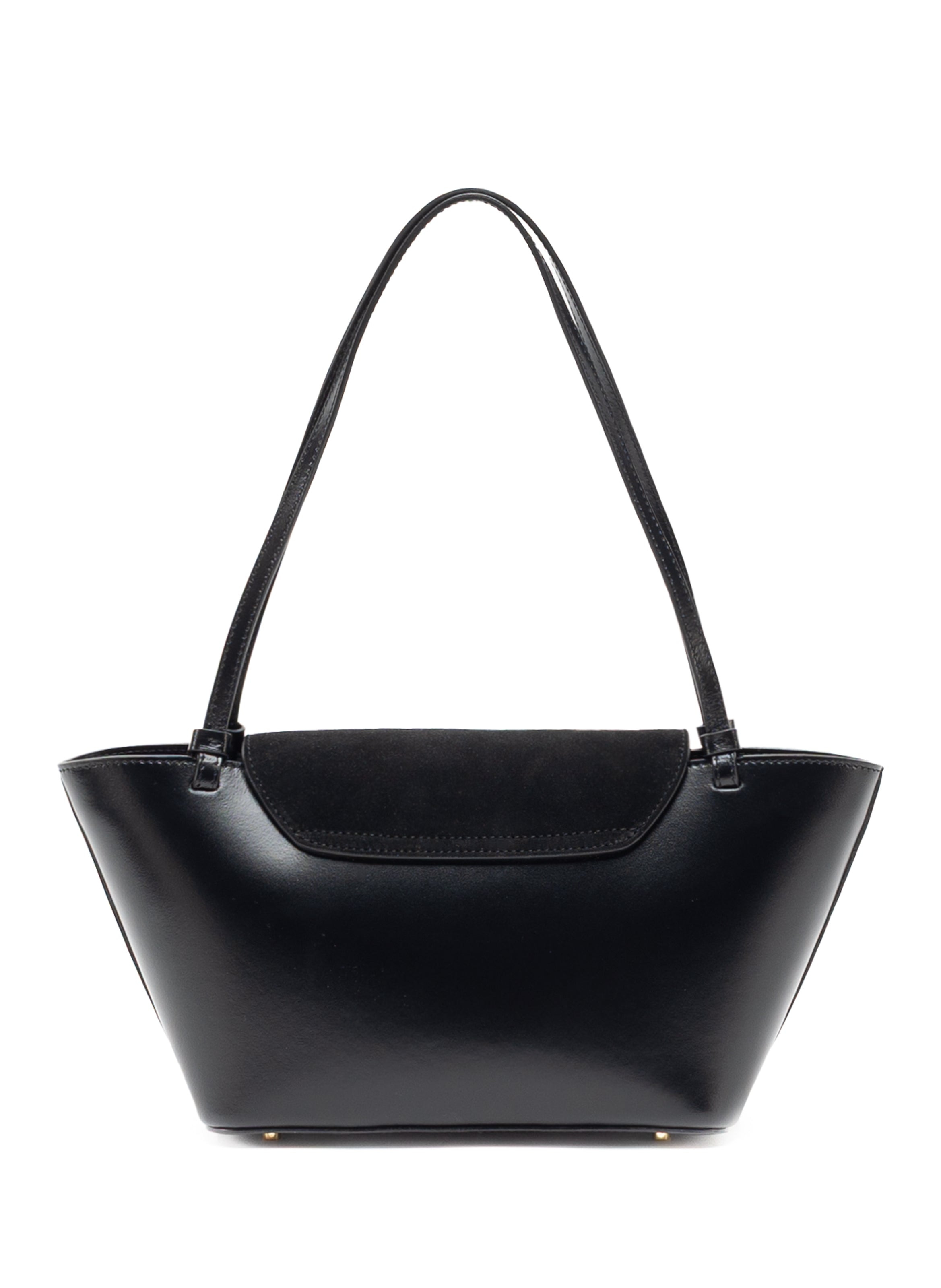 Courrier Tote Suede/Leather Black - 3