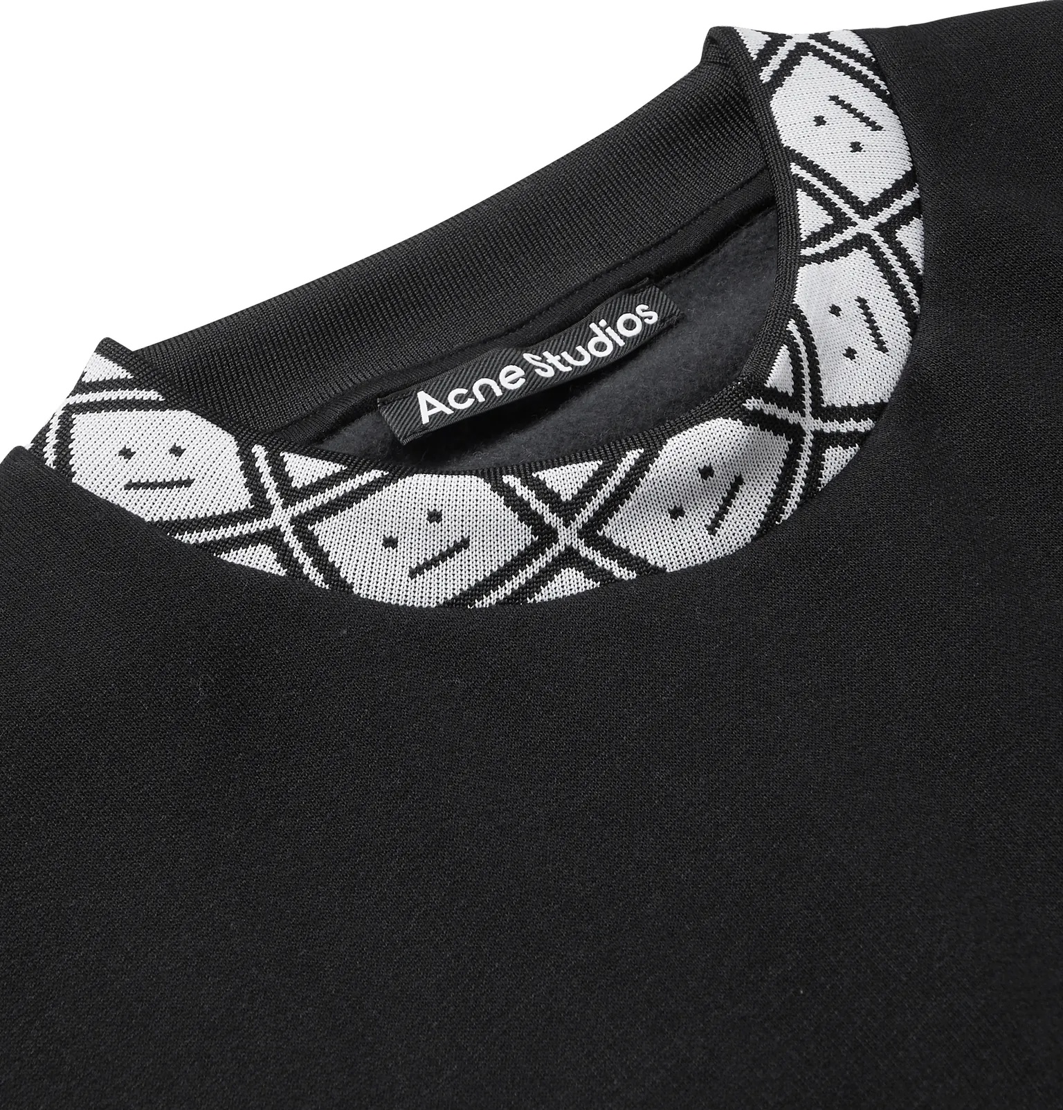 Oversized Logo-Jacquard Fleece-Back Jersey Sweatshirt - 5