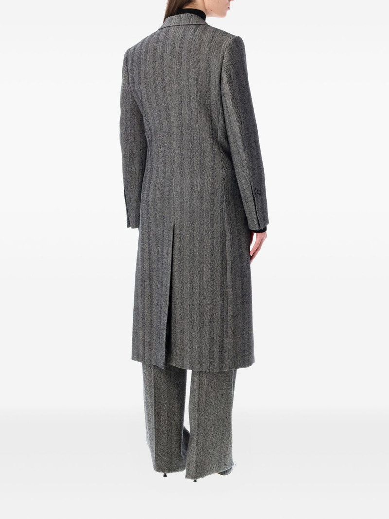 FERRAGAMO double-breasted striped coat outlook