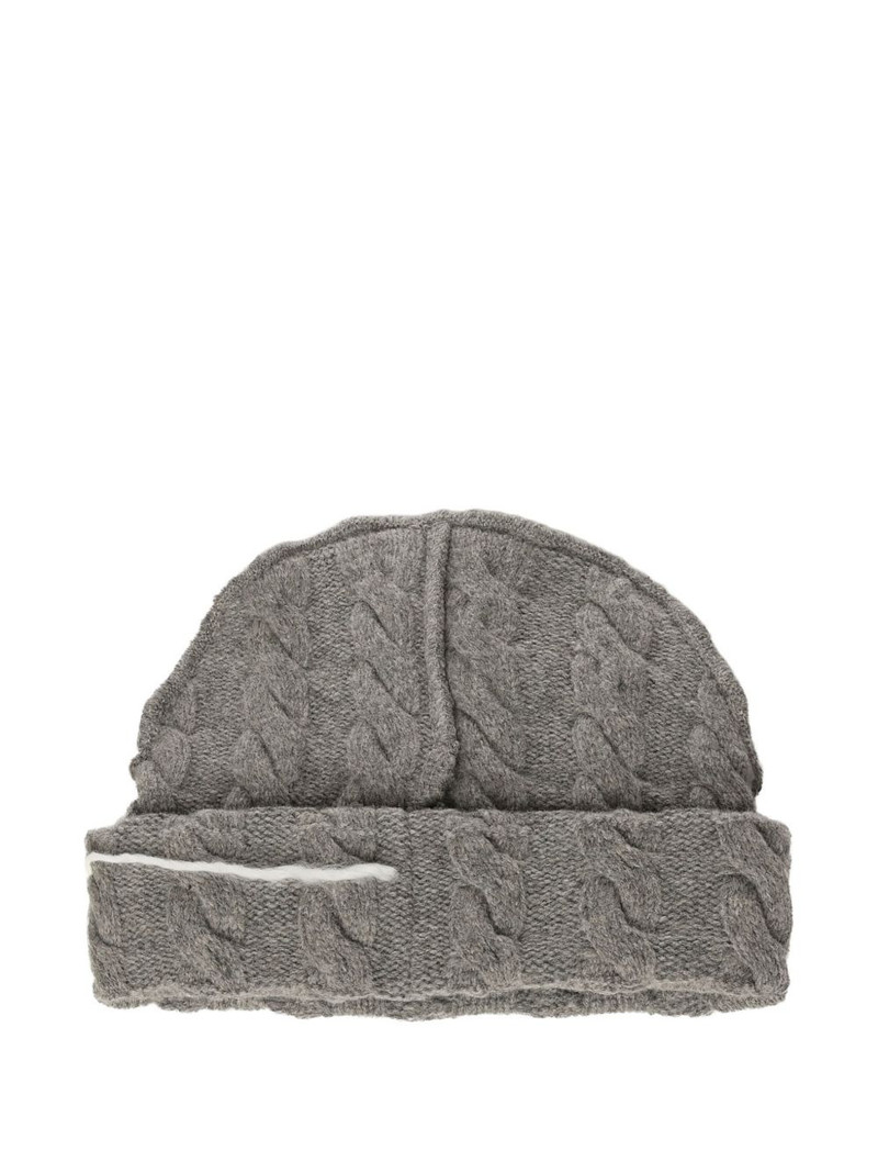 CHARLES JEFFREY LOVERBOY logo-patch beanie outlook