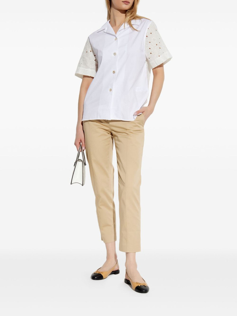TORY BURCH cotton trousers outlook