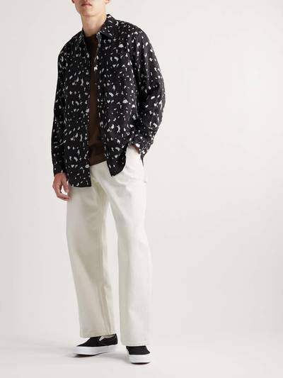 Nudie Jeans Chuck Leopard-Print TENCEL Lyocell  Shirt outlook