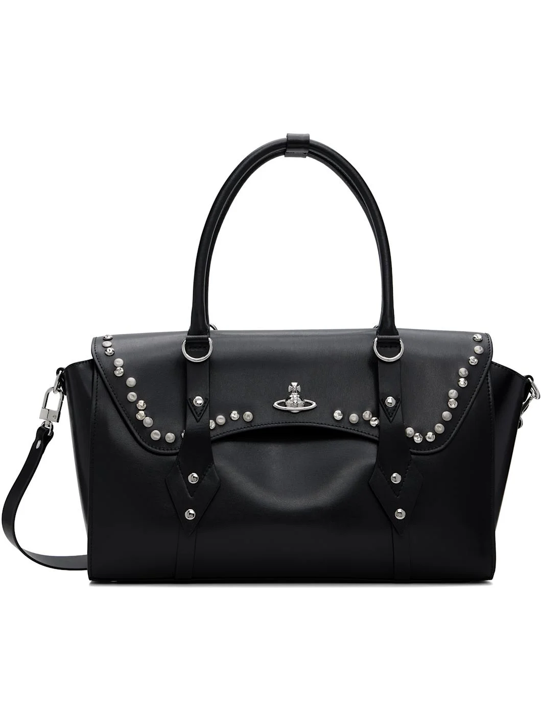 Blcak Bettina Medium Hand Bag - 1