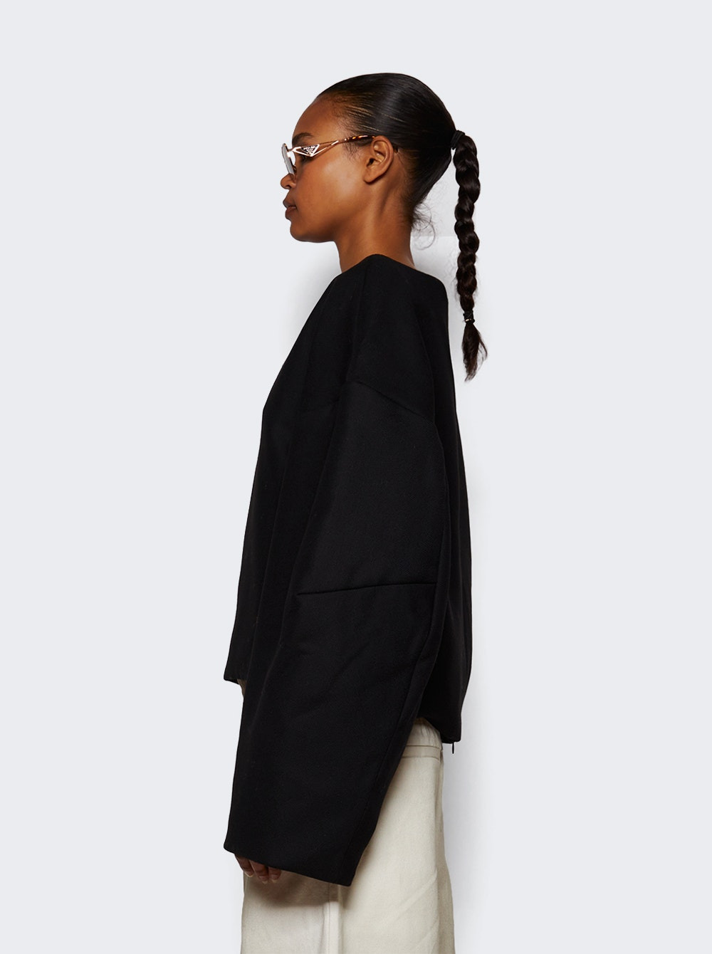 Boat Neck Jumper Black - 3