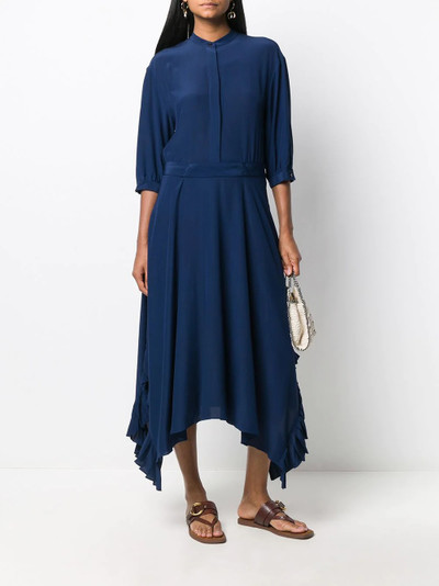 Stella McCartney asymmetric hem midi dress outlook