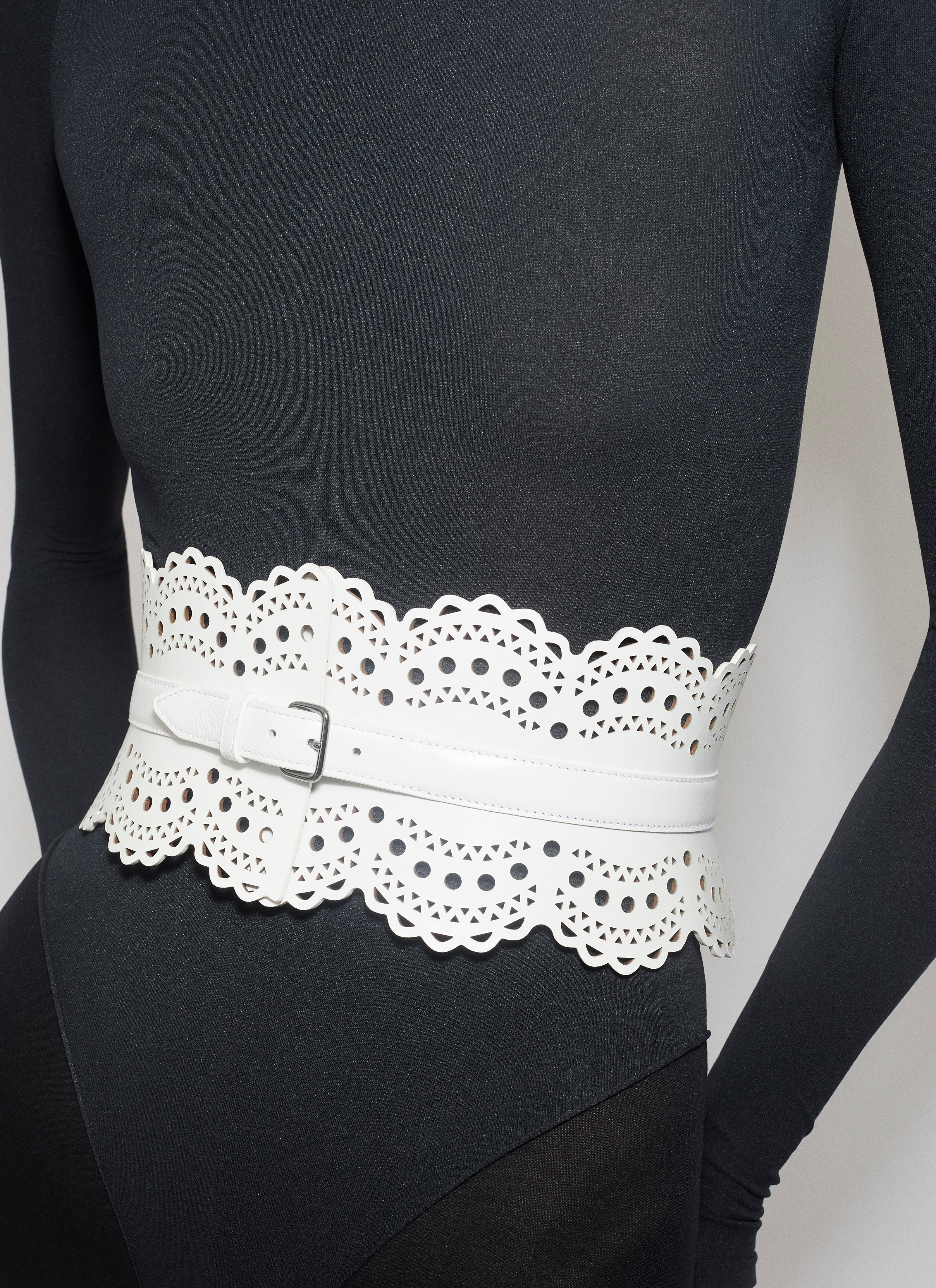 BUSTIER BELT IN VIENNE WAVE CALFSKIN - 2