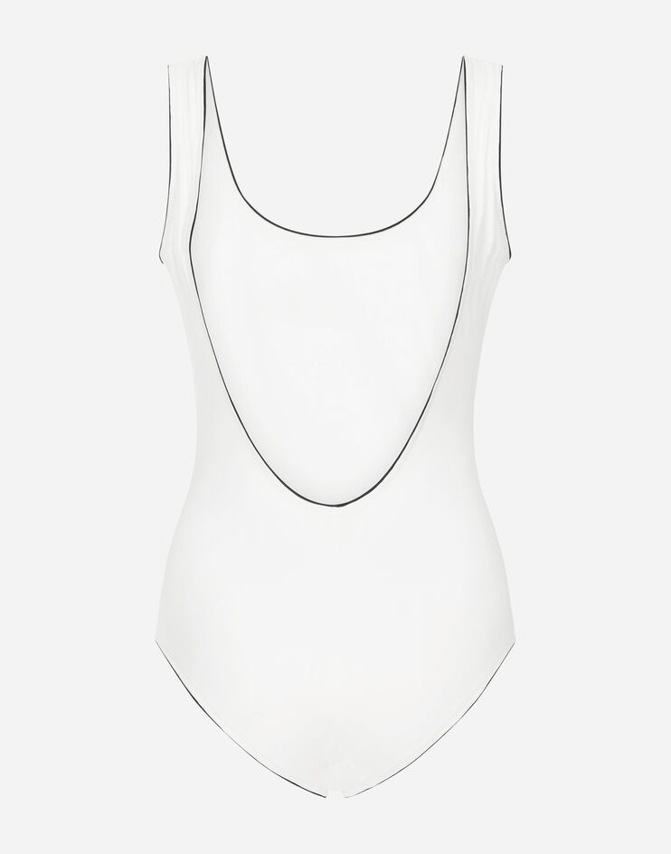 Olympic one-piece swimsuit with logo - 3