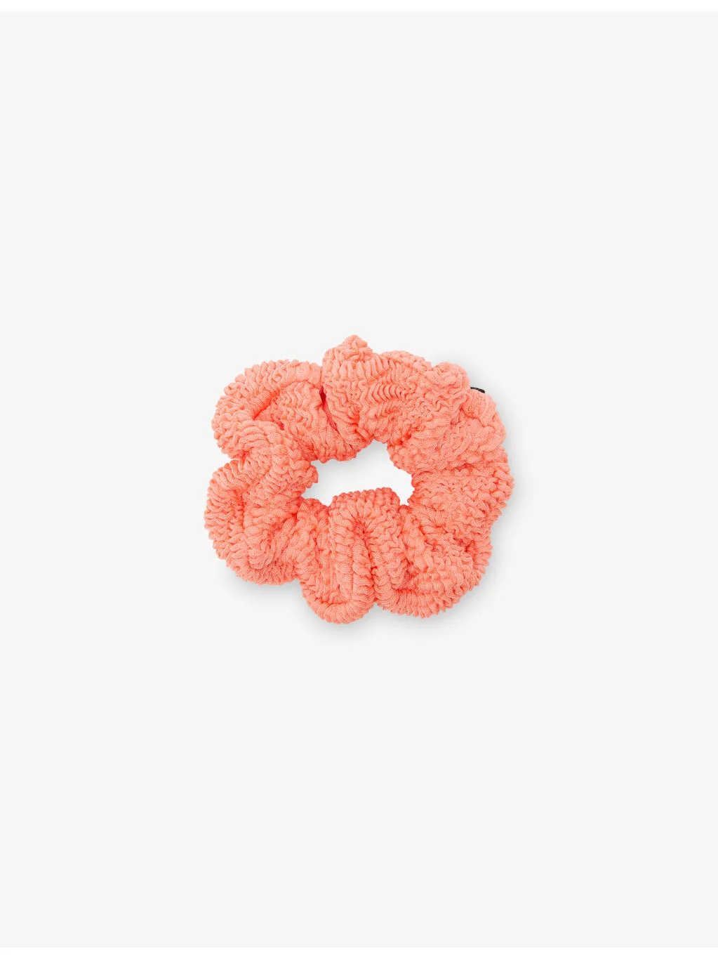 Seersucker Stretch-Woven Scrunchie - 1