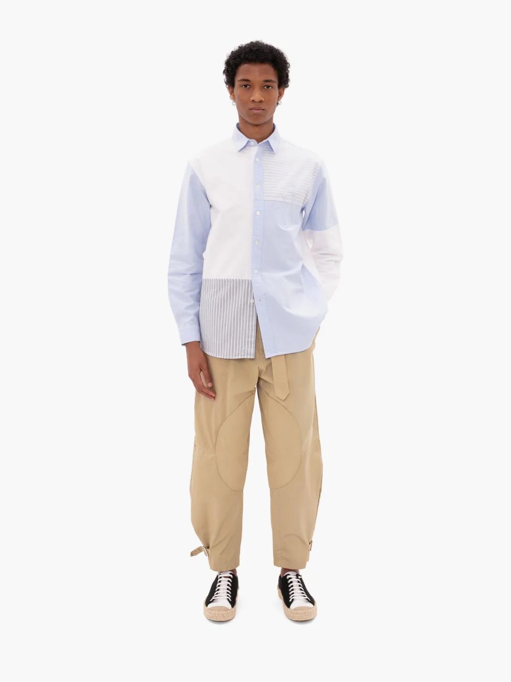 RELAXED PATCHWORK SHIRT - 2