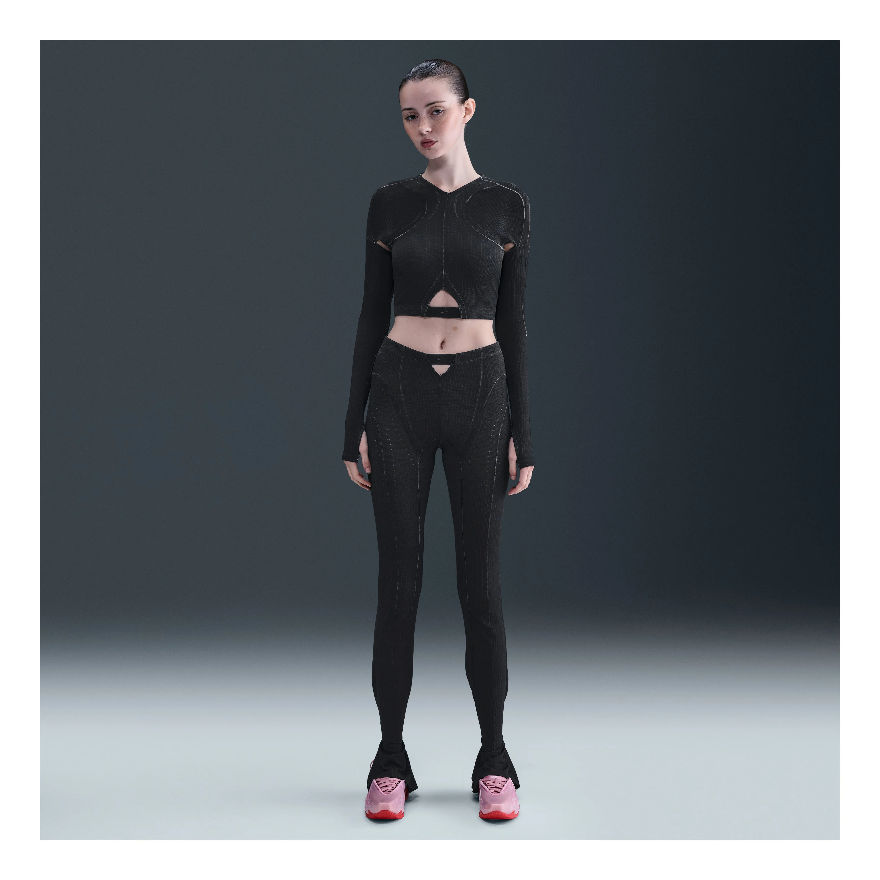 (WMNS) Nike x KNWLS Ghost Pants 'Black' IB0267-010 - 1