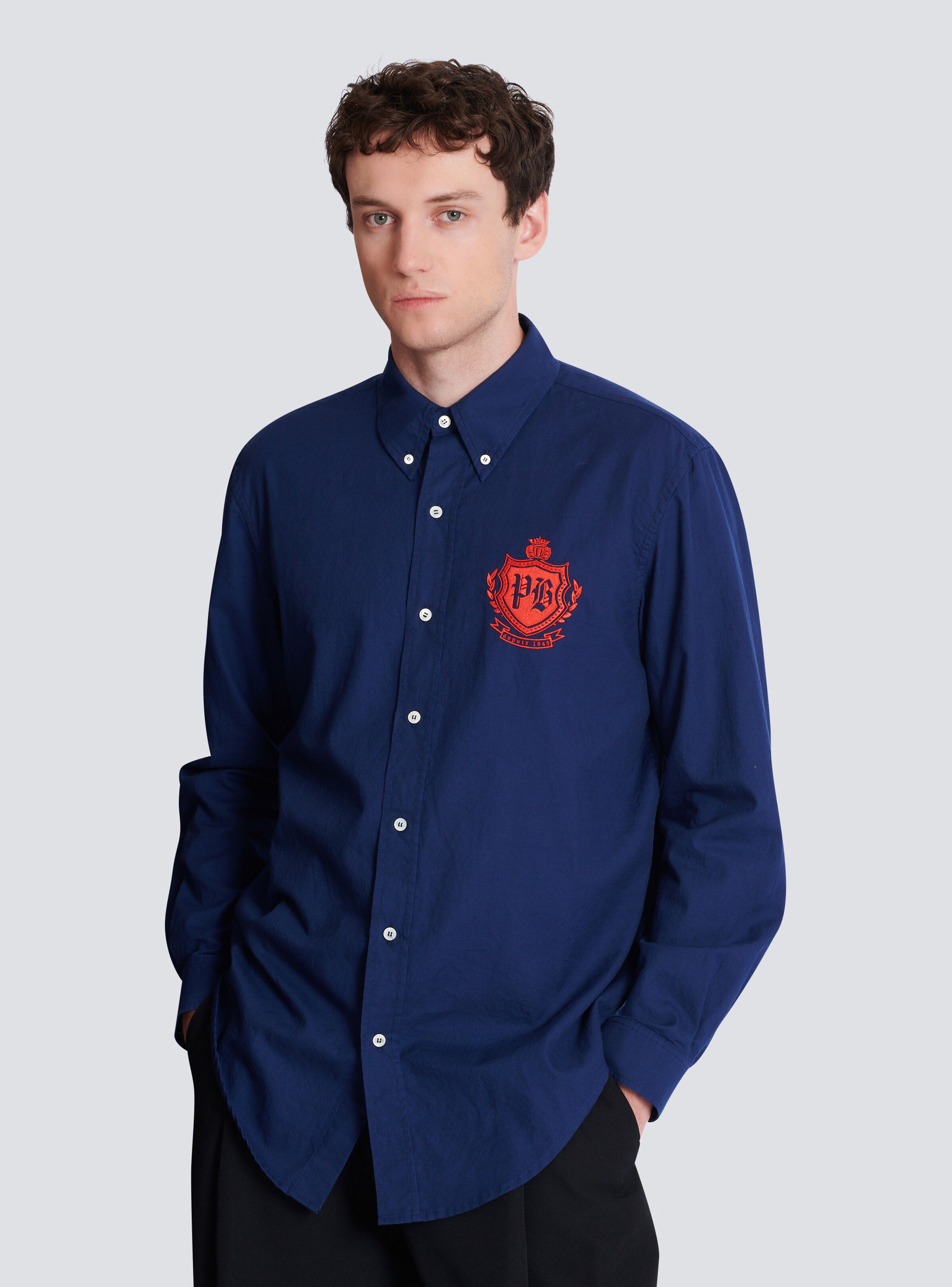 College Emblem shirt in Oxford cotton - 7