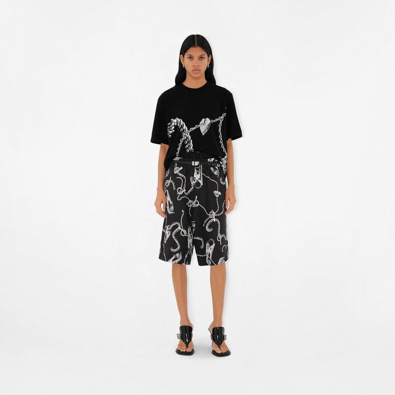 Burberry Shield Hardware Cotton T-shirt outlook