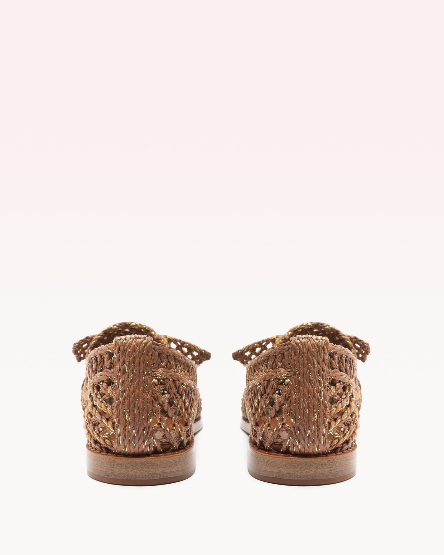 RAFFIA PENNY LOAFER BROWN - 3
