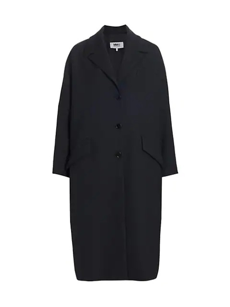 Oversized Dolman Sleeve Coat 1