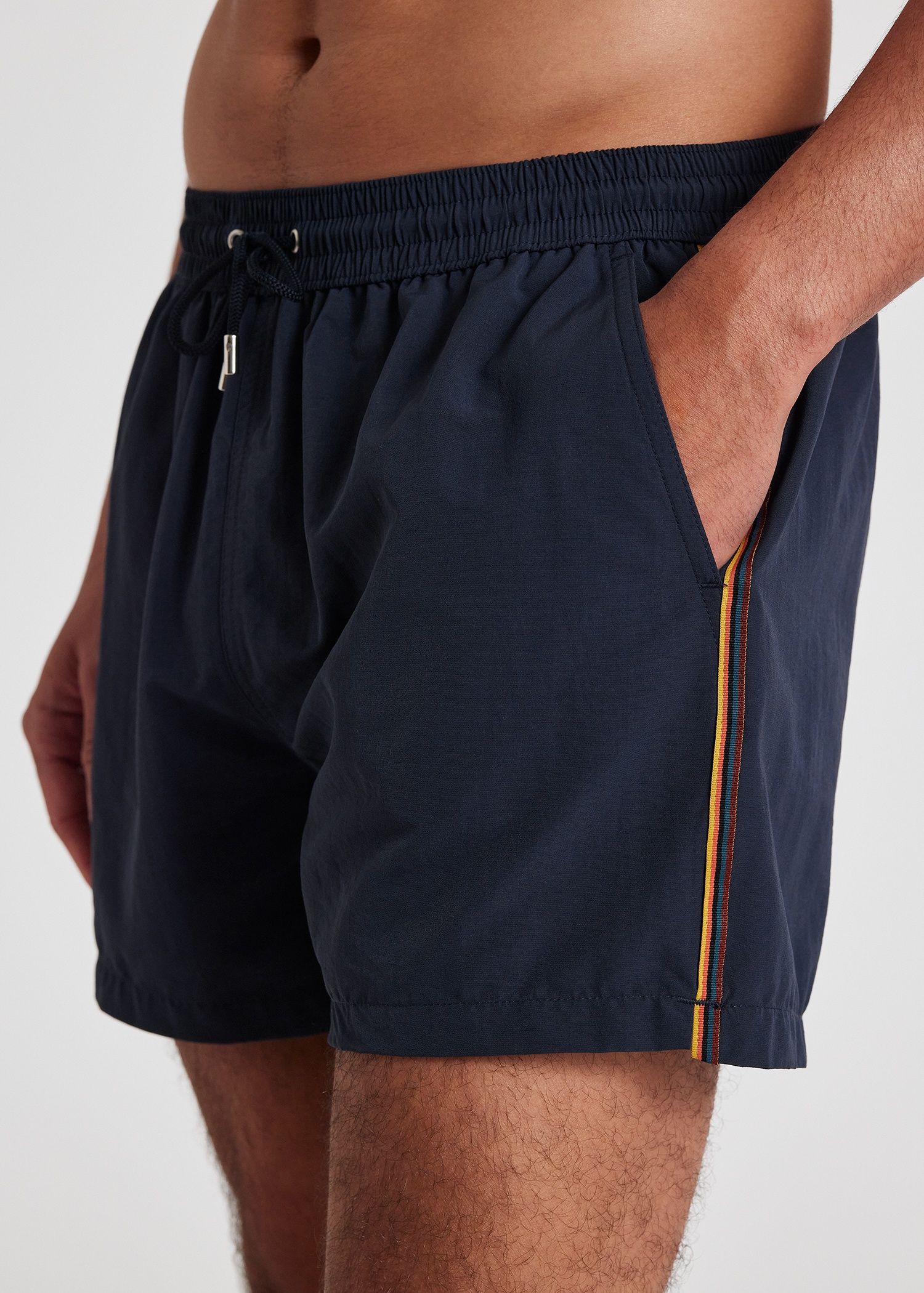 Swim Shorts With 'Artist Stripe' Trim - 6
