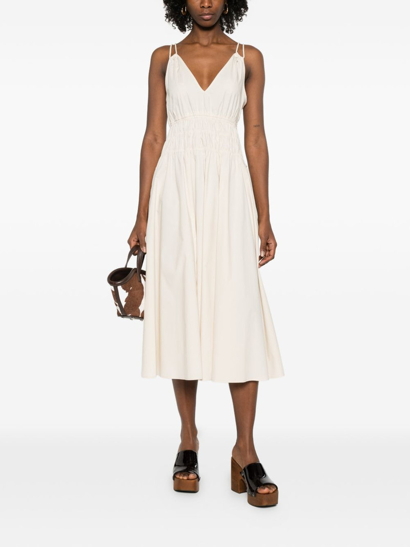 PINKO Amie gathered midi dress outlook