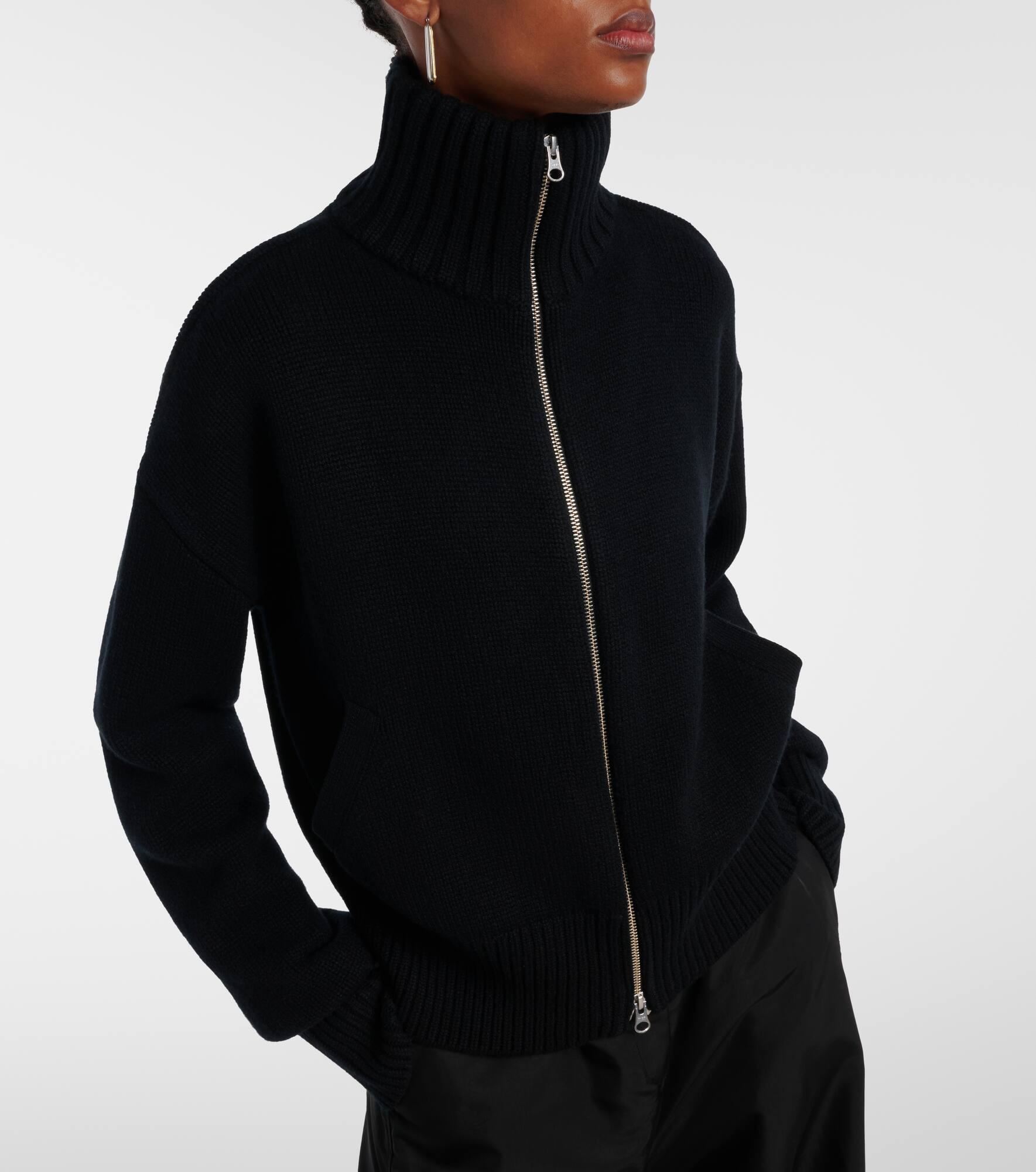 N°438 Xtra Fab cashmere zip-up sweater - 6