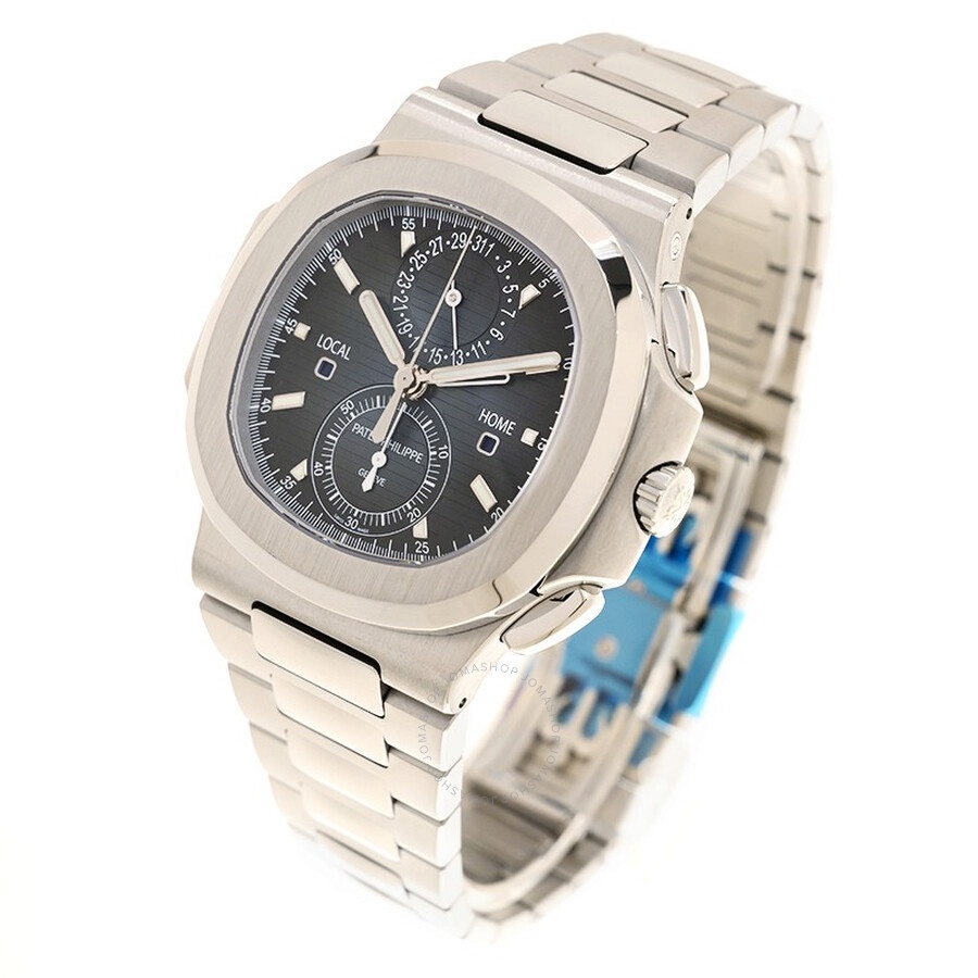 Patek Philippe Nautilus Steel Chronograph Automatic Blue Dial Men's Watch 5990-1A-011 - 4