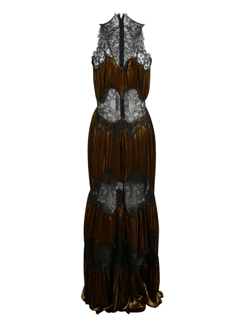 COSTARELLOS Nassia round-neck maxi dress outlook