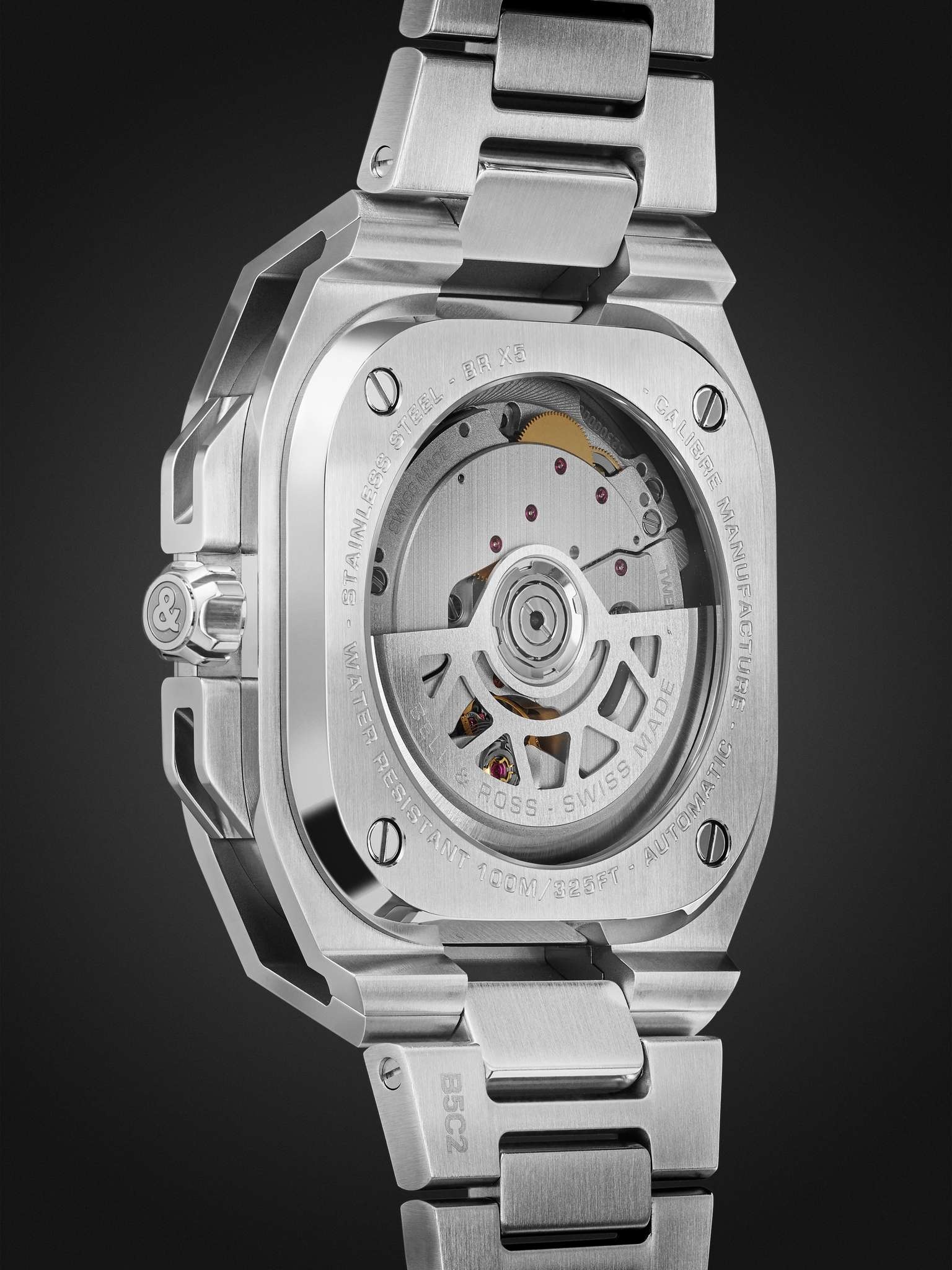 BR-X5 Automatic Chronometer 41mm Steel Watch, Ref. No. BRX5R-BL-ST/SST - 5