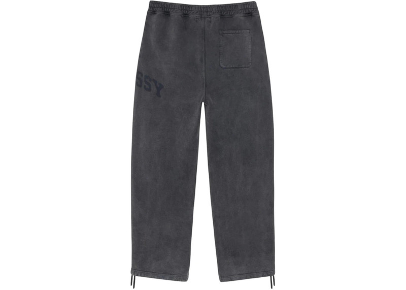 Stüssy Stussy Fleece Faded Graphic Pant Washed Black outlook