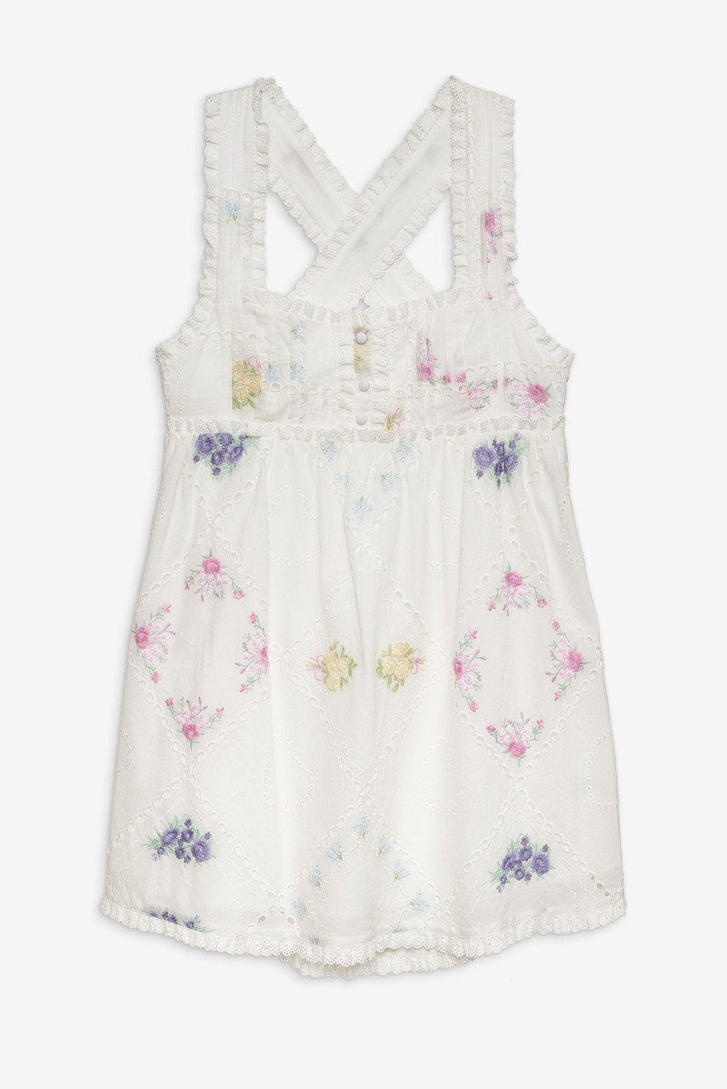 Andrea Embroidered Mini Dress 1
