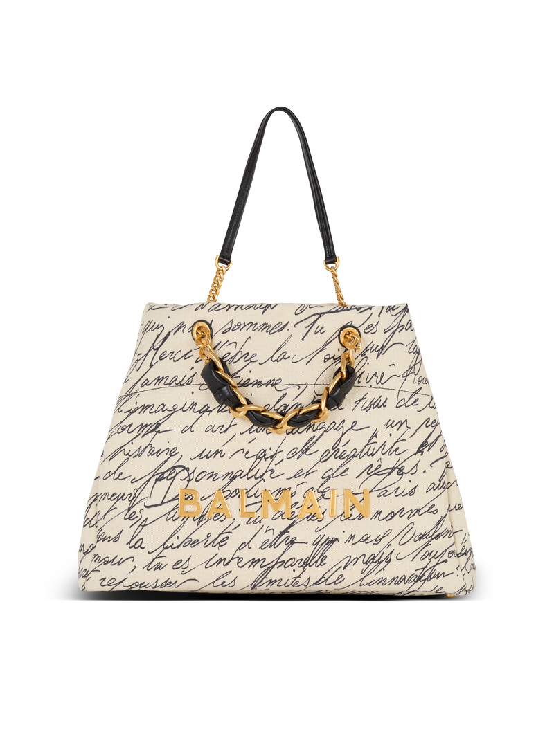 1945 Soft XXL tote bag in printed canvas 4