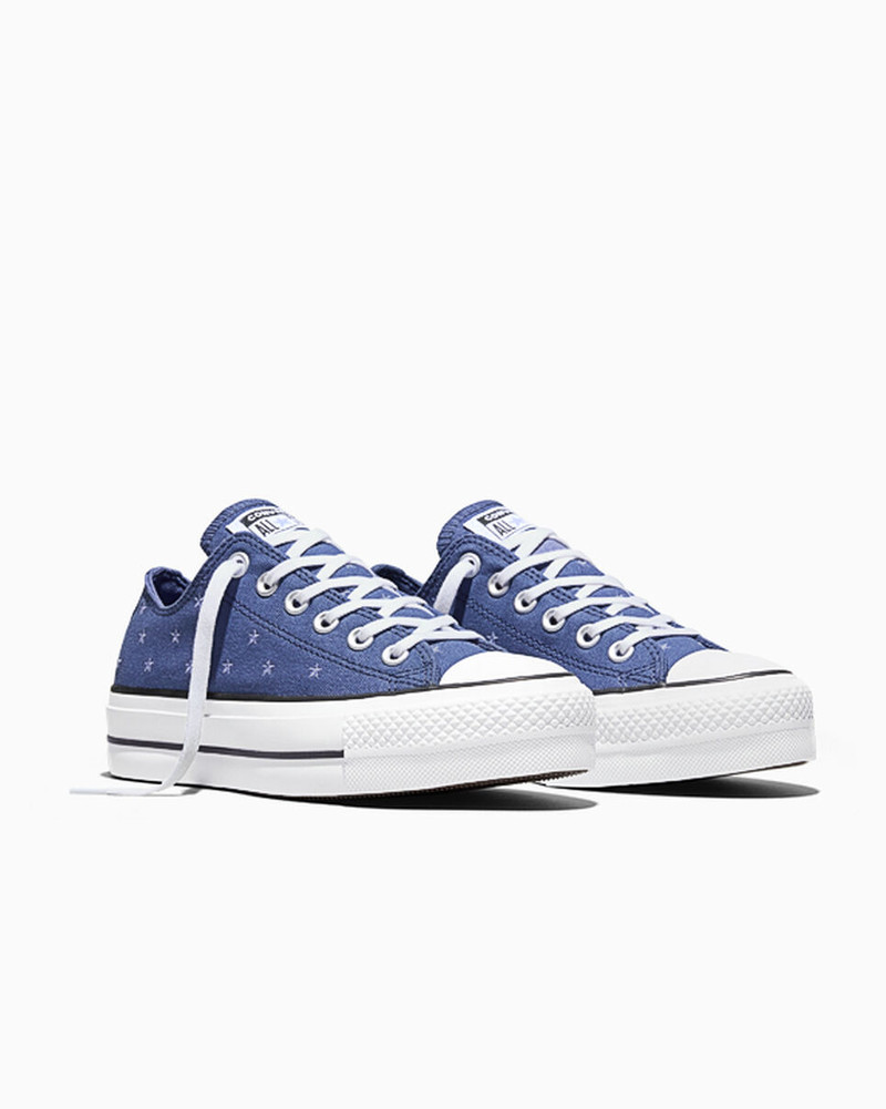 Chuck Taylor All Star Lift Platform Embroidered Stars 4