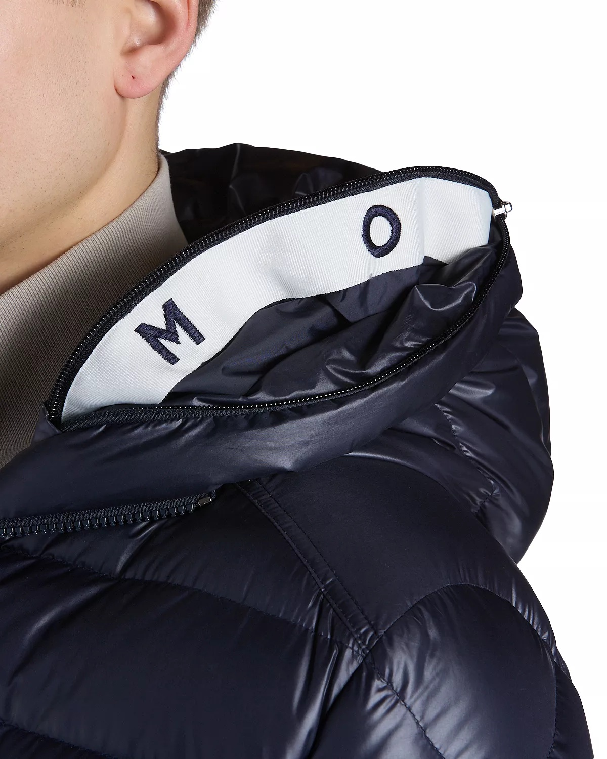 Besines Nylon Hooded Down Jacket - 7