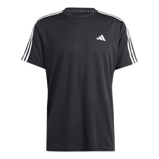 adidas Essentials 3-Stripes Training T-Shirt 'Black' IB8150 - 1