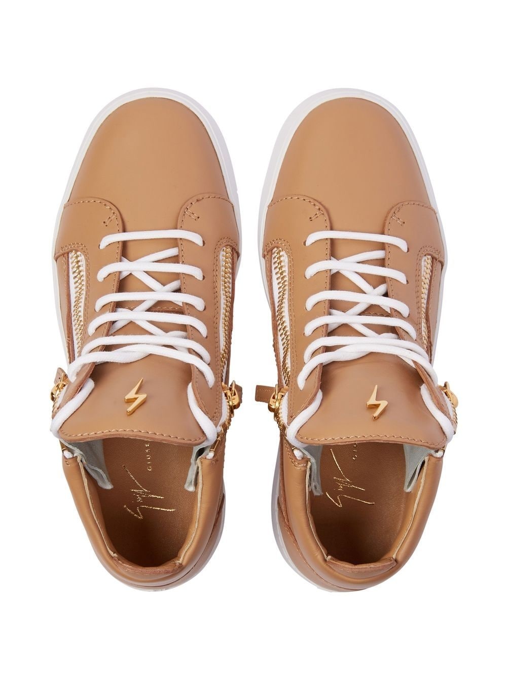 Nicki mid-top leather sneakers - 4