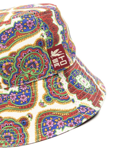 Etro floral-print bucket hat outlook