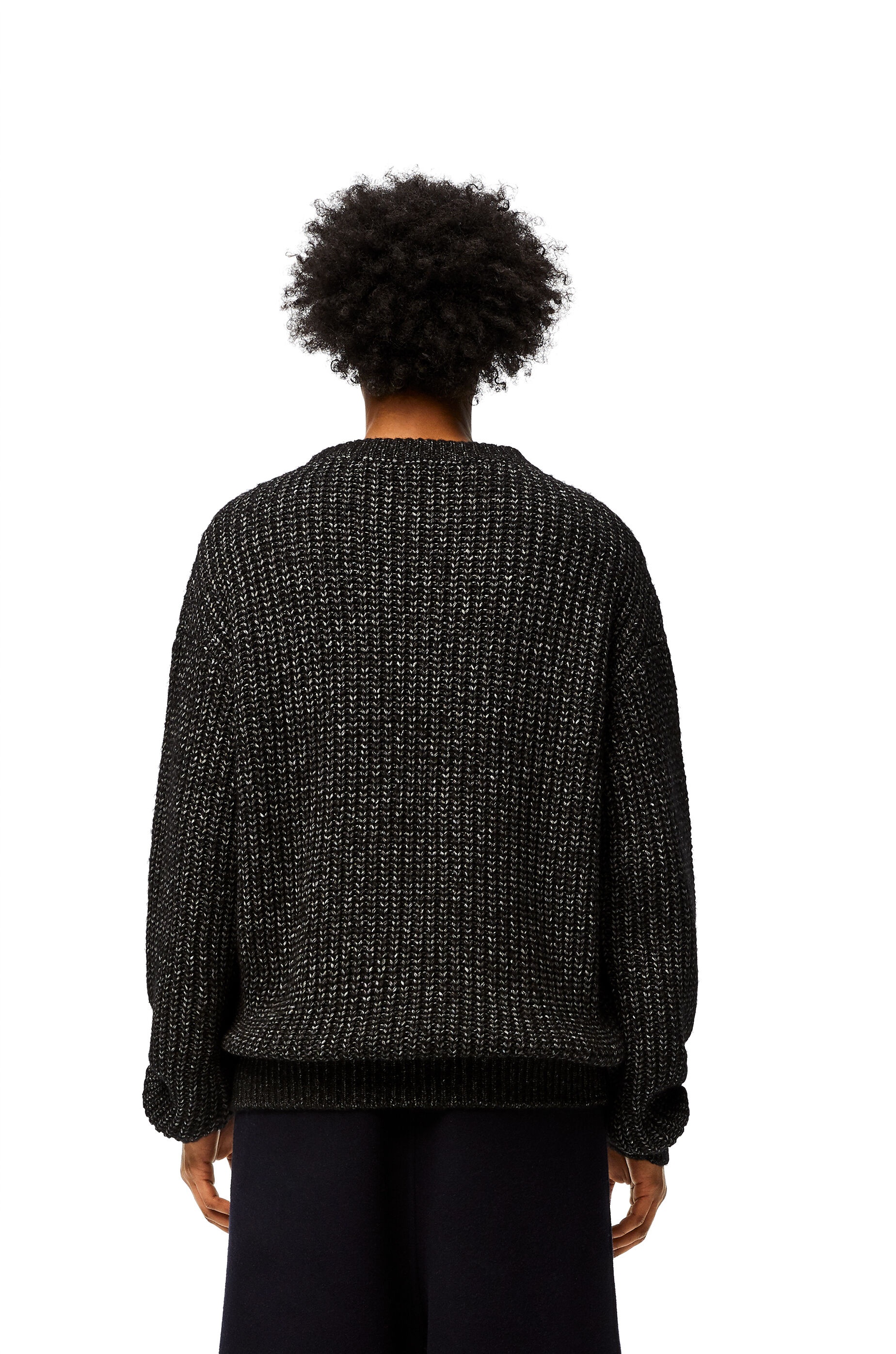 Oversize sweater in polyester - 4