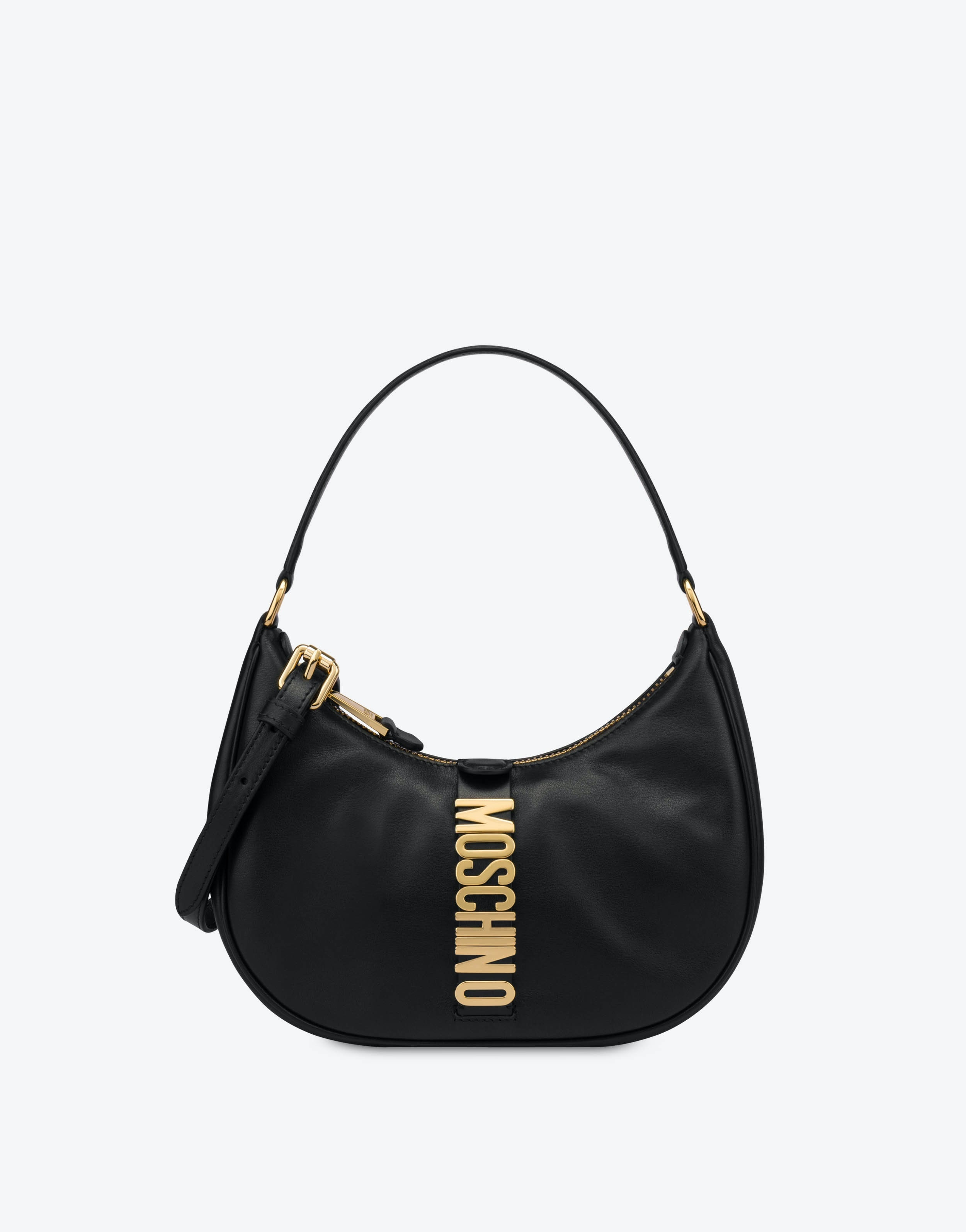 MOSCHINO BELT CALFSKIN HOBO BAG - 1