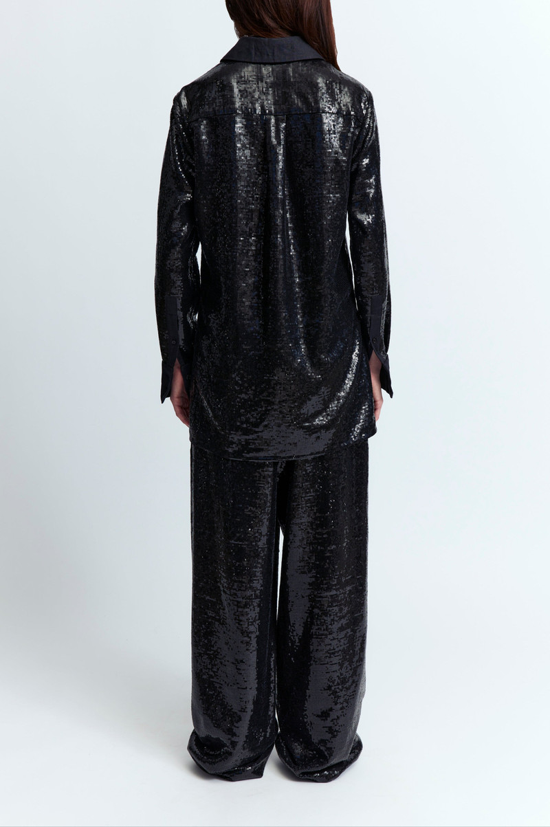 MARLEY SHIRT IN LINEN SEQUIN 4